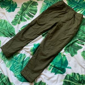 Uniqlo olive green pants boys